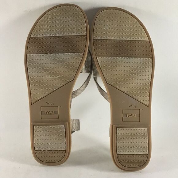 Toms womens Lexie heritage slingback buckle sandals brown size 6.5 10011789 - Picture 6 of 8